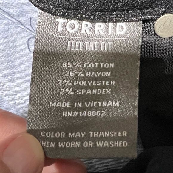 Torrid Size 18R Bombshell Skinny Premium Stretch Jeans‎ Blue - Picture 9 of 9